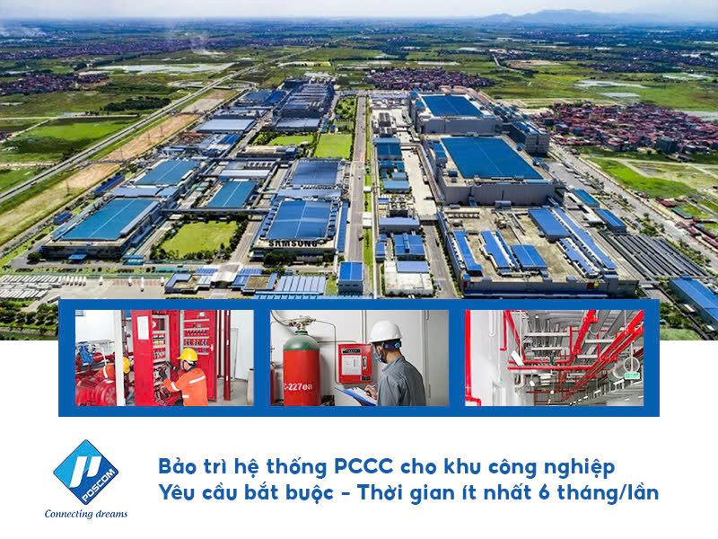Bảo trì hệ thống PCCC khu công nghiệp