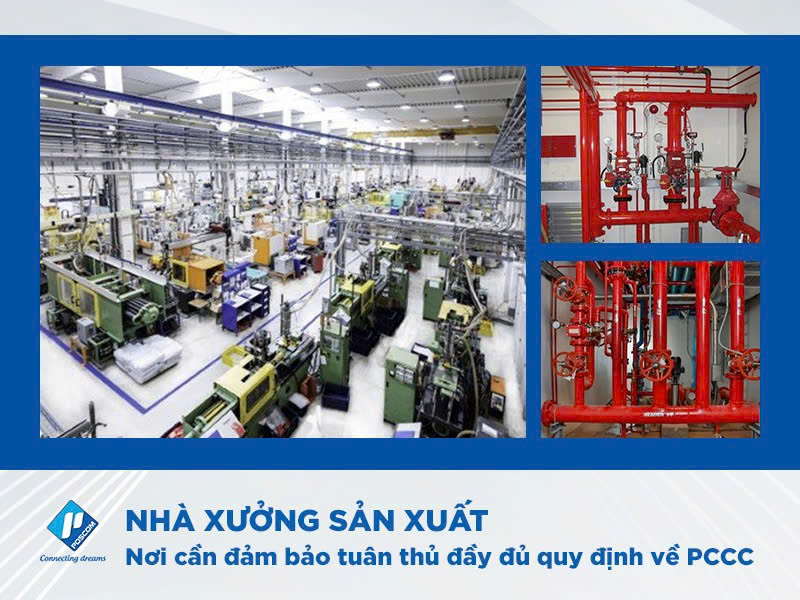 Cung cấp giải pháp PCCC an toàn cho nhà xưởng sản xuất