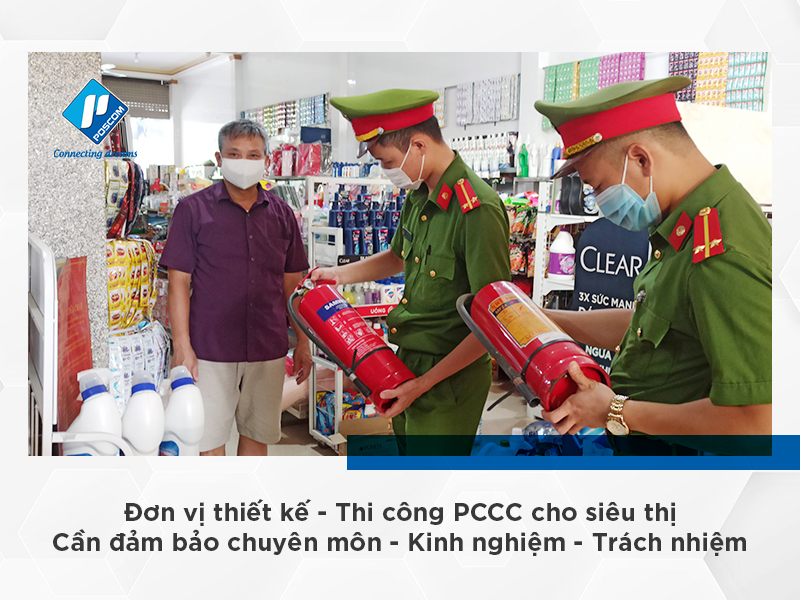 Thiết kế thi công PCCC cho siêu thị