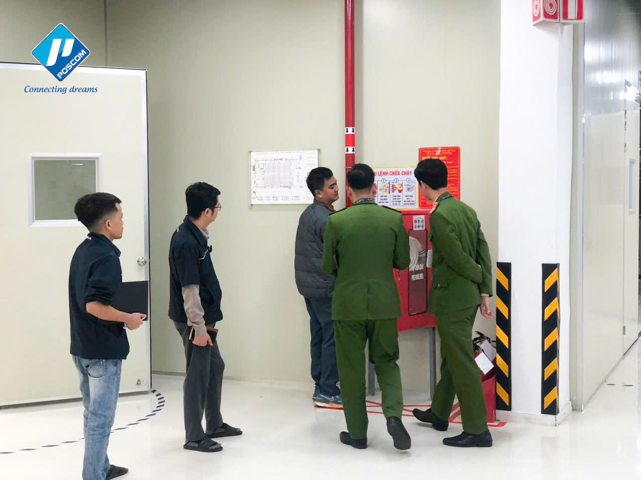 Những hình ảnh tiếp theo từ buổi nghiệm thu hệ thống PCCC – ALMUS VINA | Giai đoạn 2