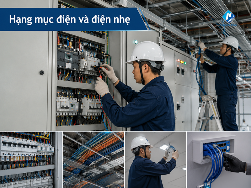 Hệ thống cơ điện M&E gồm những hạng mục gì
