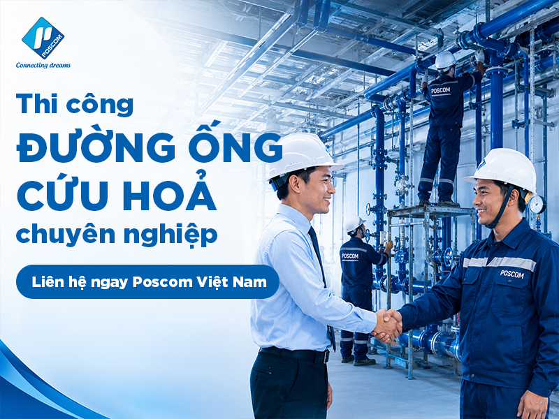 thi công đường ống cứu hoả