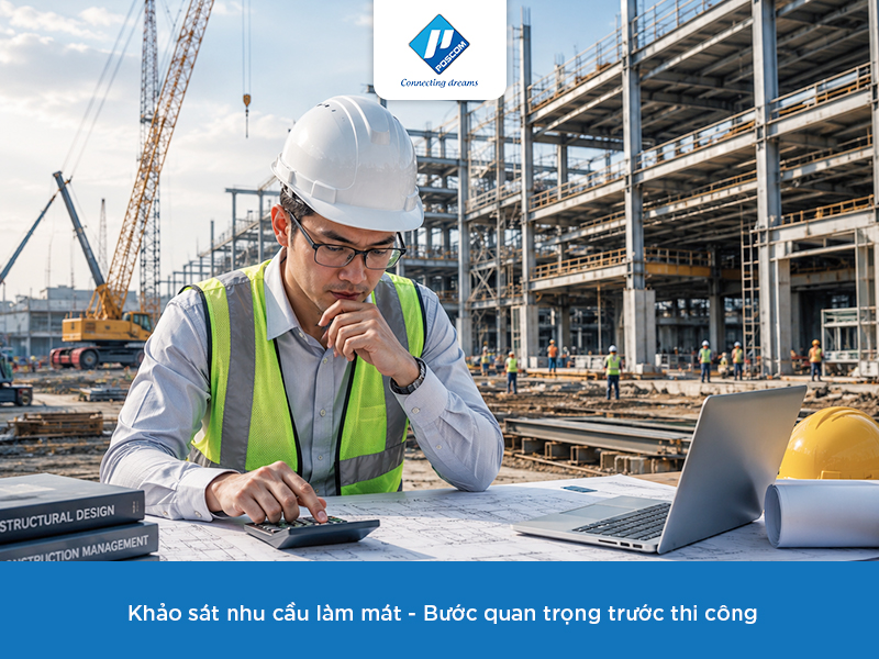 Thi công hệ thống làm mát cần lưu ý điều gì để tiết kiệm điện?
