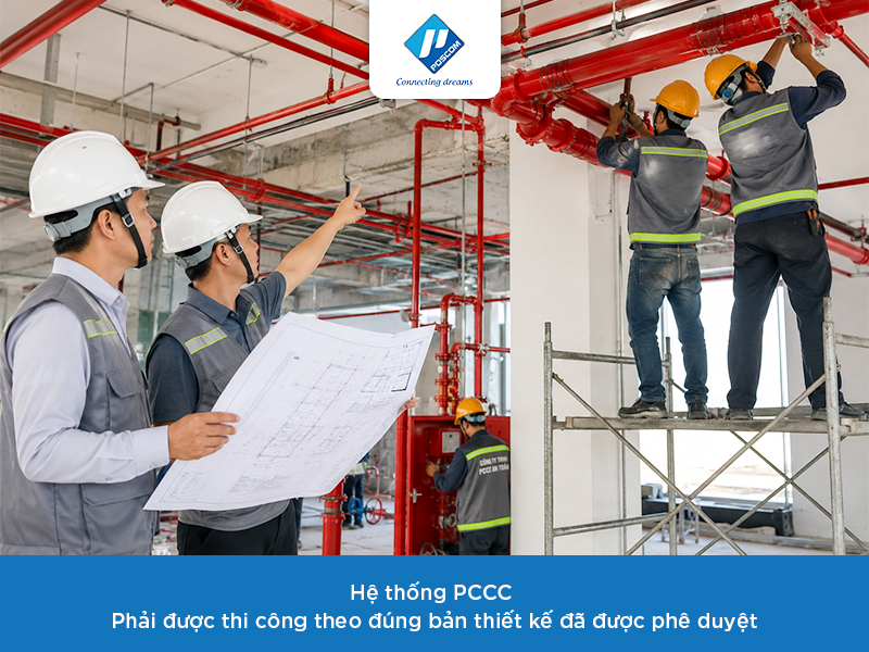 Thi công lắp đặt PCCC