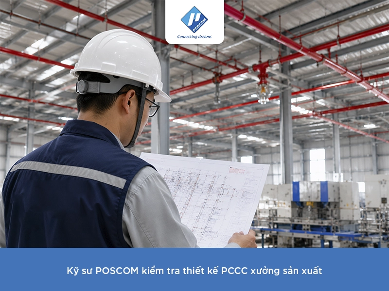 Các tiêu chuẩn thiết kế PCCC cho xưởng sản xuất năm 2026