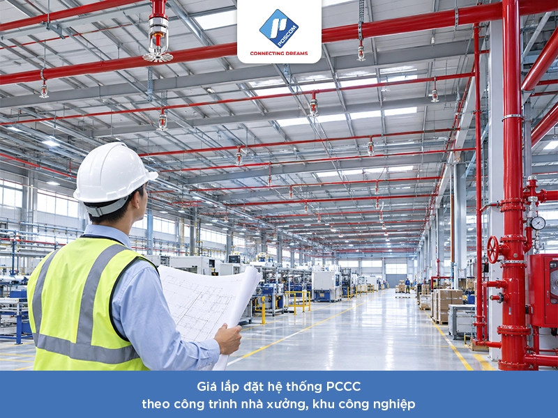 giá lắp đặt theo công trình nhà xưởng