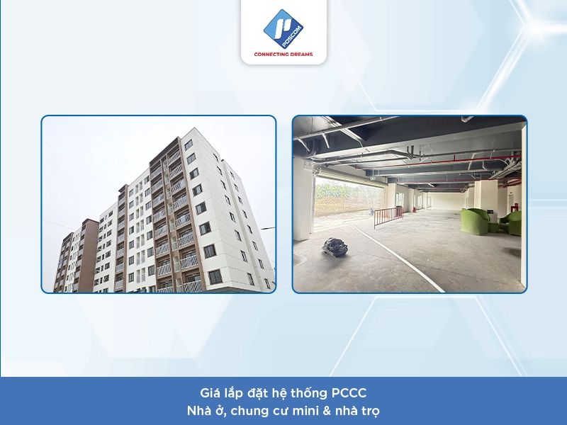 lắp đặt hệ thống nhà ở, chung cư mini