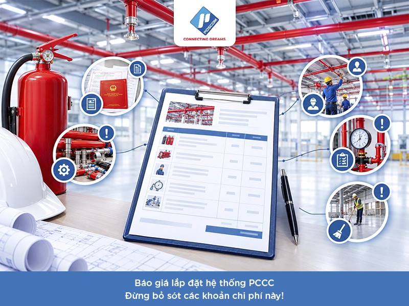 khoản chi phí thường bị bỏ sót khi báo giá lắp đặt hệ thống phòng cháy chữa cháy
