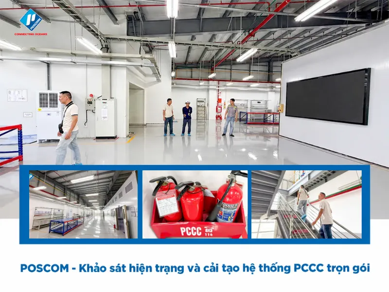 poscom là đơn vị cải tạo hệ thống trọn gói