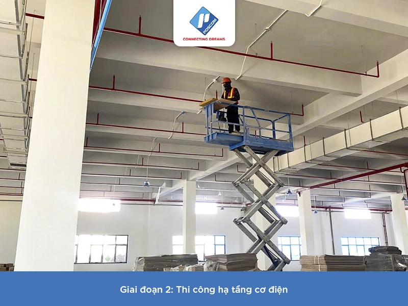 Thi công hạ tầng cơ điện