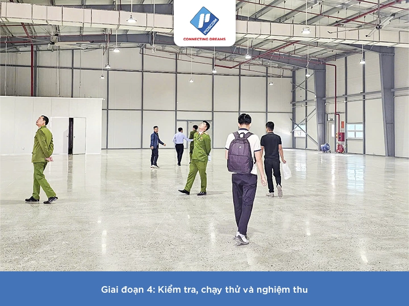 Kiểm tra, chạy thử và nghiệm thu
