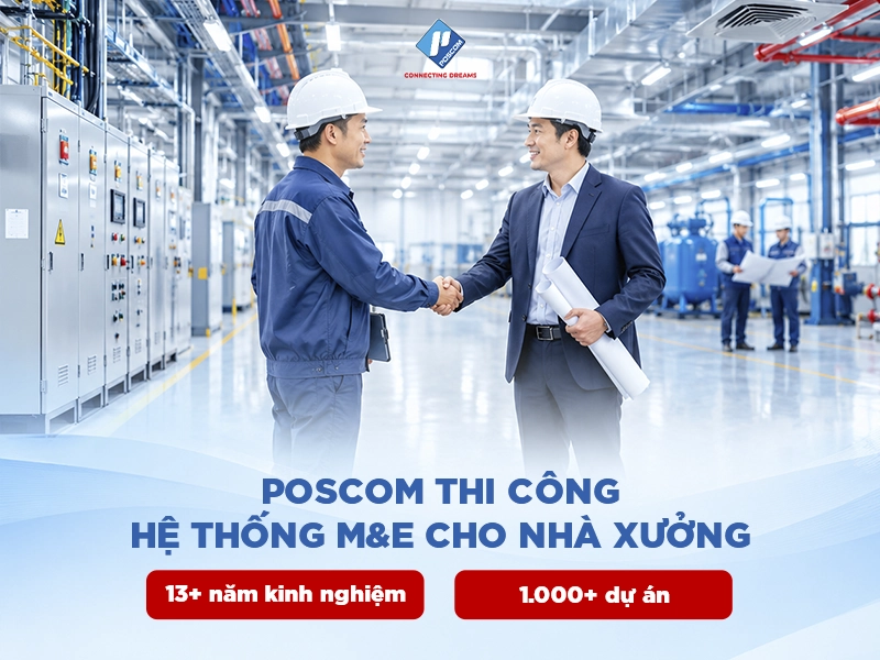 Đơn vị thi công hệ thống cơ điện cho xưởng sản xuất cơ khí trọn gói