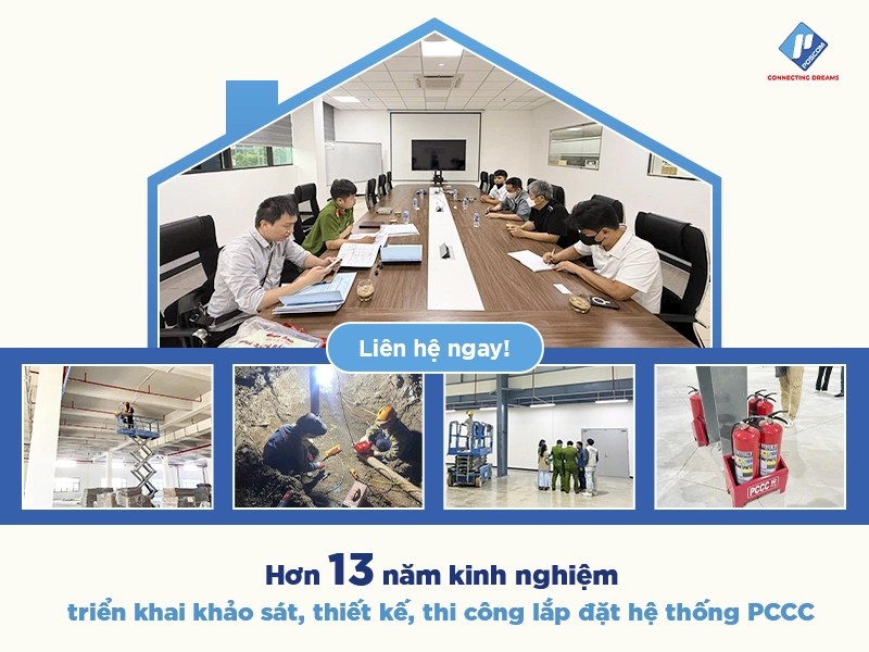 poscom thi công lắp đặt hệ thống PCCC